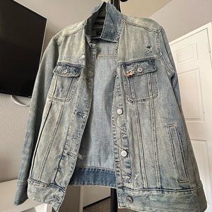abercrombie and fitch denim jacket women's S
